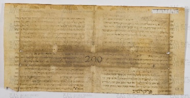 Pergamene ebraiche ACAMO 2-63, s.s - 52.3a