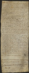 218 C.27.CCXVIIIr, Investitura fatta da Benedetto vescovo a favore di Norberga, Rolando e Robaldo da Alberico, Savignano, 1092, apr. 2
