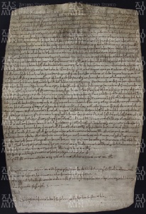 25 A.15.XXVr, Permuta di terre seguita tra Ildeprando vescovo e Audibile da Bazzovara, Modena, 975, nov. 21