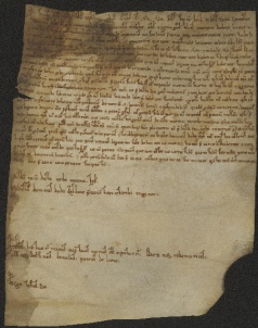 35 D.7.XXXIr, Investitura fatta da Dodone vescovo a favoe di Giovanni e Pietro da Bazovara, Modena, 1115, ago. 26