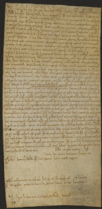 64 D.12.LXr, Investitura fatta da Dodone vescovo a favore di Rolando e di Wesverto de Guezo da Montesello, e dei figli di Giovanni da Guezo, Modena, 1126, apr. 1