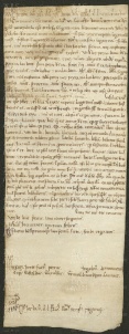 205 E.11.CLXXXIVr, Investitura spedita da Enrico vescovo a Giovanni Inglelissco di Modena, Modena, 1158, giu.3