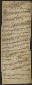 162 C.16.CLXIIr, Investitura fatta da Eriberto vescovo a favore di Gotifredo e di Alberto, fratelli, da Porcile, Cittanova, 1057, giu. 23