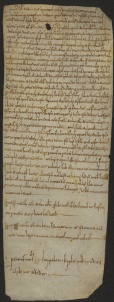 163 C.16.CLXIIIr, Donazione fatta da Giovanni e da Giovanni a favore di Eriberto vescovo, Modena, 1058, gen. 15