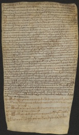 156 C.15.CLVIr, Permuta di terre tra Eriberto vescovo e Martino da Cognento, 1057, lug.