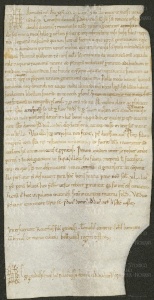 165 E.4.CXLVIr, Investitura fatta da Ildeprando cardinale a favore di Attone Ferrari da Santa Maria in Castello, Modena, 1154, gen. 13