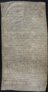 30 B.10.XXXr, Investitura fatta da Ingone vescovo a favore di Geminiano e Domenica sua moglie, Modena, 1024, feb. 5