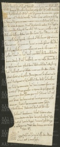 182 E.7.CLXIr, Investitura spedita da Ildeprando cardinale ad Alberto Grappa, Modena, 1156, mar. 19