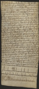 214 C.26.CCXIVr, Investitura fatta da Eriberto vescovo a favore di Pietro Rufo, Natale e Pietro, Modena, 1081, feb. 10
