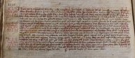 221 O.III.27, c.CXIIv,Il Capitolo concede ad Andrea di Giovanni de’ Borelli unum mansum  di terra lavorativa e boschiva di ragione della fabbrica di San Gemianiano, 1095