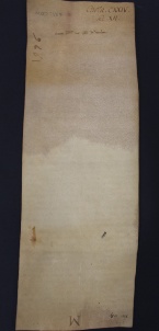 137 D.25.CXXIVv, Copia dell'investitura fatta da Ribaldo vescovo a favore di Alberto da Rio Torto e suo fratello Ubaldo, XIII sec.