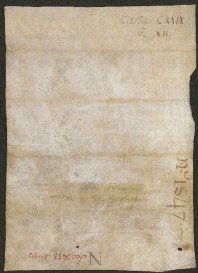 142 D.26.CXXIXv, Copia della conferma d'investitura fatta da Mosè arcivescovo di Ravenna a favore di Ribaldo vescovo di Modena, XIII secolo
