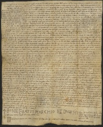 115 C.6.CXVr, Investitura fatta da Wiberto vescovo a favore del marchese Bonifacio, e donazione fatta dal medesimo a favore del vescovo