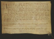 142 C.12.CXLIIr, Confessione di dote ricevuta fatta da Giovanni del q. Alberto de Orzana a favore di Giacomo de Marco per la dote di Agnese sua sorella e moglie del detto Giovanni, 1053