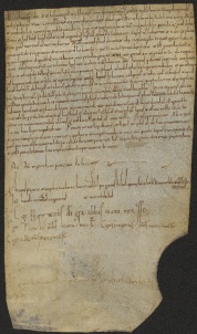 212 C.26.CCXIIr, Investitura fatta da Artwico abbate del monastero di S. Benedetto de Leone, a favore di Rolando da Bazzano, Panzano, 1080, apr. 25