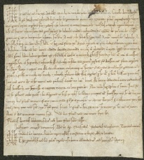 169 E.3.CXLIXr, Investitura spedita da Ildeprando cardinale ad Angelo Toschi, Modena, 1155, ott. 8
