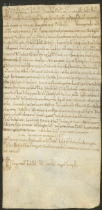 178 E.6.CLVIIr, Investitura spedita da Ildeprando cardinale a Blanco da Porcile, Modena, 1156, ott. 28