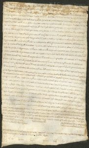 201 E.10.CLXXXr, Investitura spedita da Enrico vescovo ad Attario di Modena, Modena, 1158, mag. 16