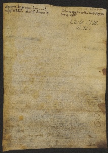 153 C.14.CLIIIv, Investitura fatta da Eriberto vescovo a favore di Sigezone e Notario, e di Giovanni da Cinzanello, Modena, 1056, apr.