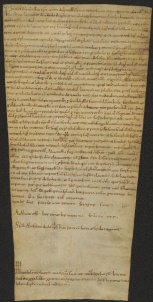82 D.16.LXXVIr, Investitura fatta da Dodone vescovo a favore di Liutardo Teutono di Albareto, di Pietro dalle Pradelle, e di Corrando, Modena, 1130, ott. 12