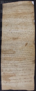 22 A.7.XXIIIr, Investitura fatta da Leodoino vescovo a favore di Adelmaro e Gimperga sua moglie, Modena, 879, ott. 27
