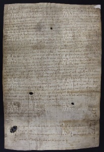 7 B.6.VIIr, Investitura fatta da Varino vescovo a favore di Adelberga da Modena e di Adelberto prete, Modena, 1006, nov. 26
