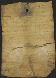 155 C.14.CLVv, Investitura fatta da Eriberto vescovo a favore di Sigizo, Obiezo e Ingelberto da Cuspiano, Cuspiano, 1057, feb. 22