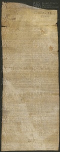 156 E.2.CXLv, Investitura fatta dal Capitolo a favore di Pietro Bono e di Giovanni Araldi, Modena, 1149, dic. 31
