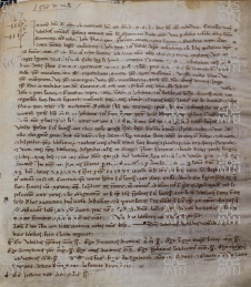 157.I(H) c. Cr (cod. O.III.27) Livello di 33 jugeri di terre in 8 pezze a Giovanni di Pietro Omodei ed a Pietro Sacutio e loro eredi 1150 31 mar.