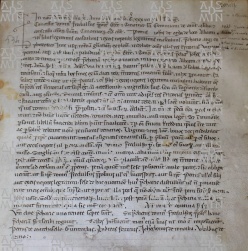84.I(H) c. CXXIVr (cod. O.III.27) Li canonici danno certe loro terre poste in Albareto a Pier Giovanni de Orda di detta villa 1133 22 lug