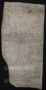 27 B.1.XXVIIr, Permuta di terre tra Ildeprando vescovo et Liuzo et Ermengarda sua moglie, Modena, 984, gen. 31