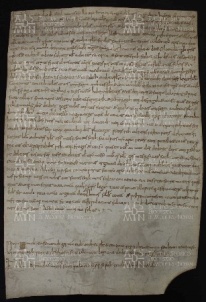 37 B.3.XXXVIIr, Investitura fatta da Giovanni vescovo a favore di Andrea prete e diacono della nella chiesa di Modena, Modena, 997, gen.