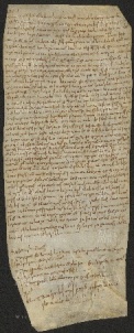 77 B.20.LXXVIIr, Acquisto fatto da Ingone vescovo di tre pezze di terra poste in Zebolino e Lonolido, Modena, 1033, mag. 12