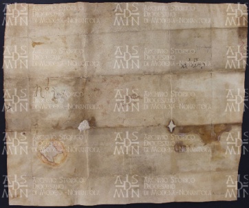 20 A.14.XXv, Privilegio di Ottone Magno col quale dona a Guido vescovo alcuni beni, S. Leo, 963, set. 12