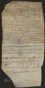 84  B.21.LXXXIVv, Acquisto fatto da Domenico prete a favore di Ingone vescovo di una terra in Gorgale, Castel d'Aiano, 1034, mag. 23