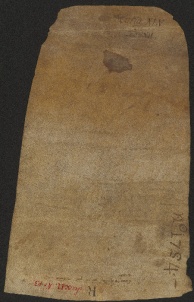 49 D.9.XLVv, Rinuncia fatta da Pietro e dal figlio Gosberto nelle mani di Alberto prete, Pavia, 1122, ago. 25