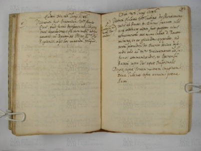 O.VI.3 Viste Pastorali 1585-1588 - pag. 85 Ciano 1586 - Montecorone 1586