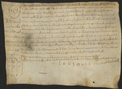 46 D.9.XLIr, Donazione e conferma fatta da Gualterio arcivesovo di Ravenna a favore di Dodone vescovo di Modena, Ravenna, 1122, lug. 6
