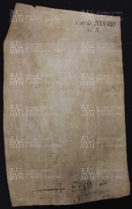 38 B.4.XXXVIIIv, Investitura fatta da Giovanni vescovo a favore di Valentino, Giovanni, Martino e alcuni altri, Vignola, 998, ott. 4