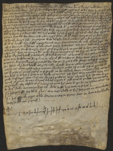 143 C.12.CXLIIIr, Investitura fatta da Wiberto vescovo a favore di Fredolfo da Vetriola, Modena, 1054, mar. 4