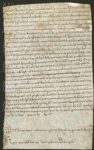 150 E.1.CXXXVv, Investitura fatta da Giovanni e Uberto preti della chiesa di San Rufino di Porcile, a favore di Rolando da Castelnuovo, Porcile, 1148, mag. 1