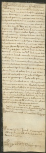199 E.10.CLXXVIIIr, Investitura spedita da Enrico vescovo ad Amenperto da Campogalliano, Modena, 1158, mag. 30