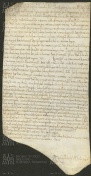 200 E.10.CLXXIXr, Investitura spedita da Enrico vescovo a Daiberto e ad altri da Castelnuovo, Modena, 1158, mar. 18